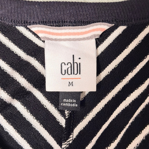 CAbi ATC Wink Dress #5946 Black and White Size L NWOT - Picture 9 of 13